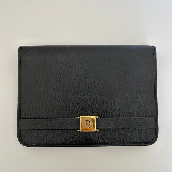 Dior Leather Clutch - Picture 1 of 9
